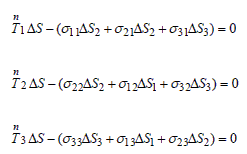 x1,x3についてのつり合い式