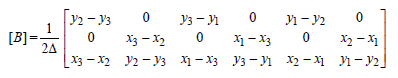マトリクス要素の節点座標で表す