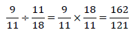 分数の掛け算と割り算の解き方7