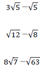 平方根の引き算3