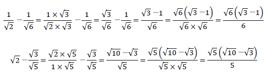 平方根の引き算9