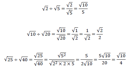 平方根を含む割り算の問題2