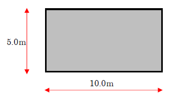 平方メートルと四角形の面積