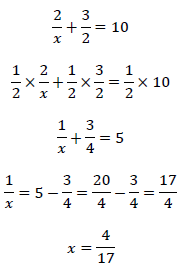 方程式の解き方5