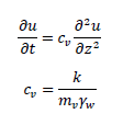 テルツァーギの圧密方程式