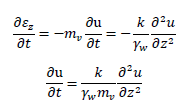 一次元圧密の基礎方程式19