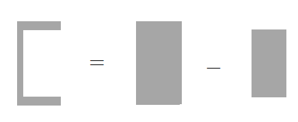 溝形鋼の断面係数の計算