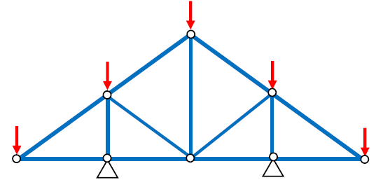 トラス構造の圧縮と引張の向きがわからない