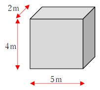 立方メートルの計算