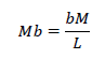 単純梁　モーメント荷重　数式3