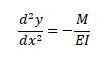 たわみの微分方程式1