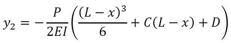 たわみ角の公式11