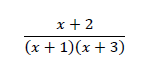 部分分数に分解する計算（やり方）1