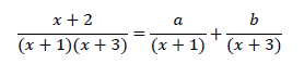 部分分数に分解する計算（やり方）2