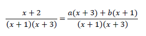 部分分数に分解する計算（やり方）4