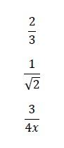 分数の２乗の計算、√の関係1