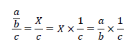 図　繁分数式の解き方２