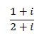 複素数の割り算1