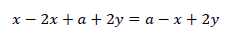 1次式の計算10