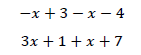 1次式の計算3