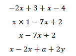 1次式の計算6