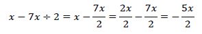 1次式の計算9