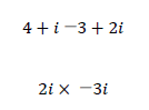 図　虚数の計算と記号1