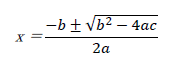 2次方程式の判別式1