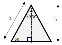 二等辺三角形の面積5