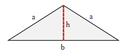 二等辺三角形の高さの求め方
