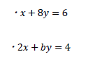 解の比が既知の連立方程式の例題1