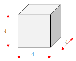 図　立方体の体積