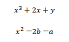 多項式の係数を求める例題