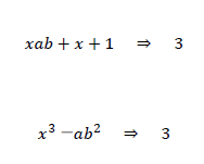 多項式の次数の求め方2