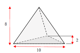 三角錐の底面積