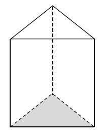 図　三角柱の底面積