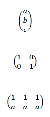 図　零行列の積、和の計算1
