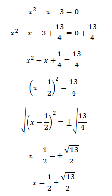x^2-x-2=0と類似した練習問題1