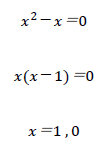 x^2+x=0と類似した練習問題2