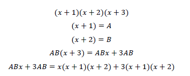 (x+1)(x+2)(x+3)の解き方は？公式、展開方法1