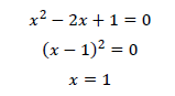 x+1/x=2の解き方は？解、計算の流れ3
