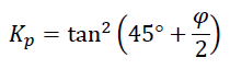 K_p=tan^2?(45°+φ/2)